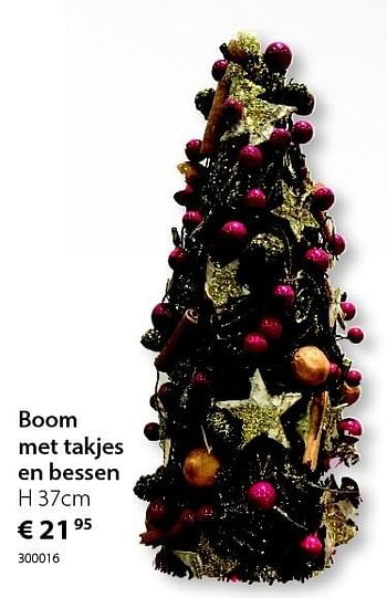 Promotions Boom met takjes en bessen - Produit maison - Unikamp - Valide de 16/11/2015 à 14/12/2015 chez Unikamp