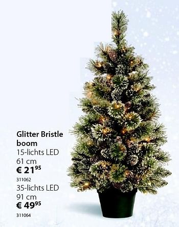 Promoties Glitter bristle boom - Huismerk - Unikamp - Geldig van 16/11/2015 tot 14/12/2015 bij Unikamp