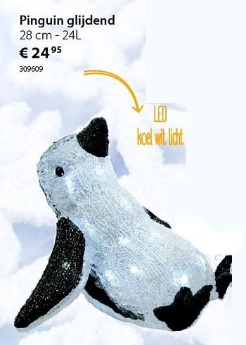 Promoties Pinguin glijdend - Huismerk - Unikamp - Geldig van 16/11/2015 tot 14/12/2015 bij Unikamp
