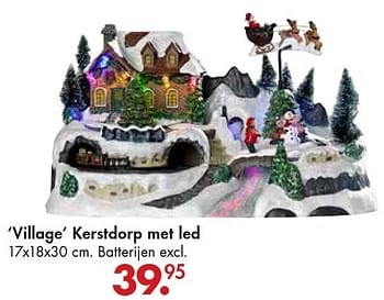 Promoties Village kerstdorp met led - Huismerk - Casa - Geldig van 20/11/2015 tot 13/12/2015 bij Casa