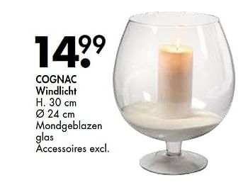 Promoties Cognac windlicht - Huismerk - Casa - Geldig van 30/11/2015 tot 06/12/2015 bij Casa