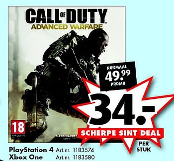 Promoties Playstation 4 call of duty advanced warfare - Activision - Geldig van 21/11/2015 tot 06/12/2015 bij Bart Smit