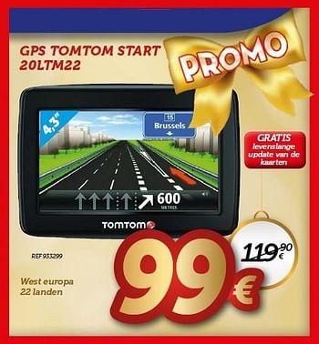 Promoties Gps tomtom start 20ltm22 - TomTom - Geldig van 09/12/2015 tot 17/01/2016 bij Auto 5