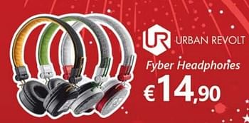 Promoties Fyber headphones - Urban Revolt - Geldig van 30/11/2015 tot 09/01/2016 bij Compudeals