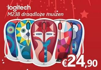 Promoties M238 draadloze muizen - Logitech - Geldig van 30/11/2015 tot 09/01/2016 bij Compudeals