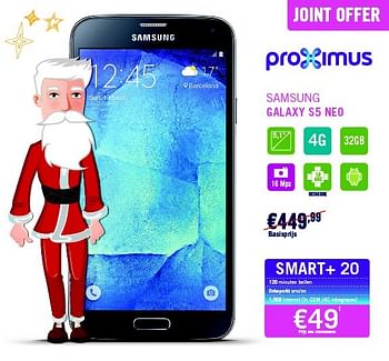 Promotions Samsung galaxy s5 neo - Samsung - Valide de 01/12/2015 à 31/12/2015 chez The Phone House