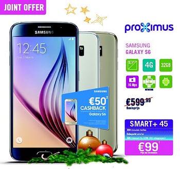 Promotions Samsung galaxy s6 - Samsung - Valide de 01/12/2015 à 31/12/2015 chez The Phone House