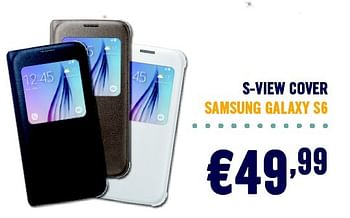 Promotions S-view cover samsung galaxy s6 - Samsung - Valide de 01/12/2015 à 31/12/2015 chez The Phone House