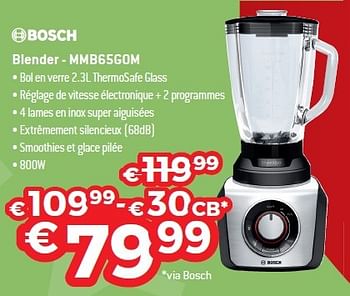 Bosch Bosch blender mmb65gom - Promotie bij Exellent