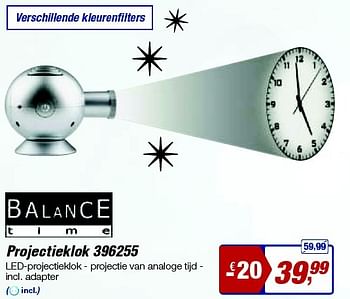 Charlotte Bronte gedragen Discriminatie Balance time Balance time projectieklok 396255 - Promotie bij Makro
