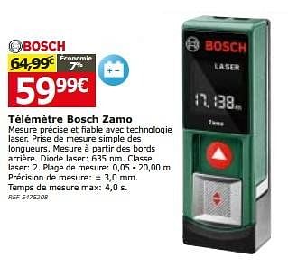 Promotions Télémètre bosch zamo - Bosch - Valide de 16/12/2015 à 02/01/2016 chez BricoPlanit
