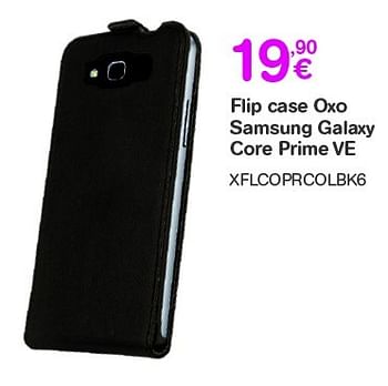 Promoties Flip case oxo samsung galaxy core prime ve - Oxo - Geldig van 02/01/2016 tot 31/01/2016 bij Orange