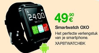 Promoties Smartwatch oxo - Oxo - Geldig van 02/01/2016 tot 31/01/2016 bij Orange