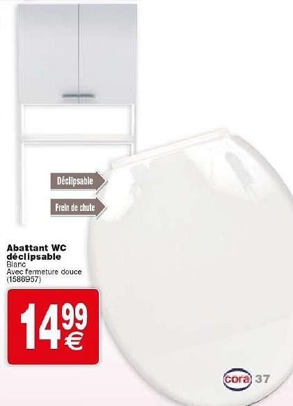 Abattant wc cora sale