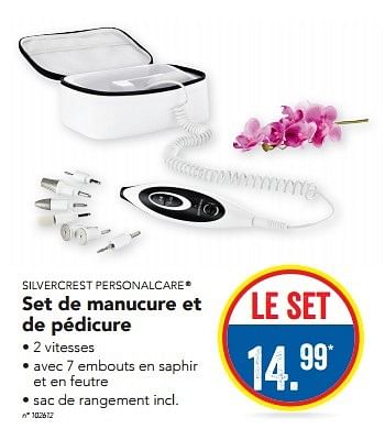 Promotion Lidl Set De Manucure Et De Pedicure Silvercrest Soins Du Corps Valide Jusqua 4 Promobutler