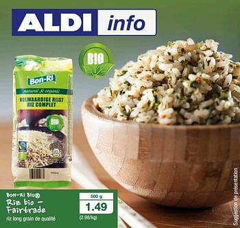 Bon Ri Riz Bio Fairtrade Promotie Bij Aldi