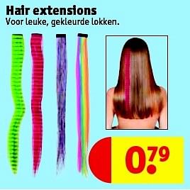 haat Tienerjaren Ringlet Huismerk - Kruidvat Hair extensions - Promotie bij Kruidvat