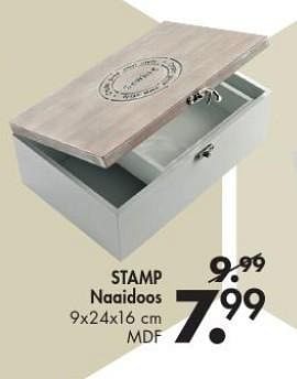 Promoties Stamp naaidoos - Huismerk - Casa - Geldig van 01/01/2016 tot 24/01/2016 bij Casa