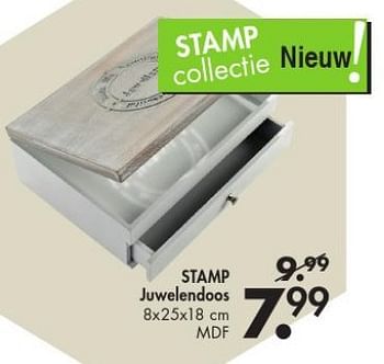 Promoties Stamp juwelendoos - Huismerk - Casa - Geldig van 01/01/2016 tot 24/01/2016 bij Casa