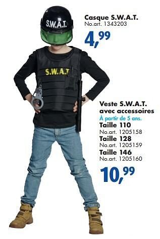 Promotions Veste s.w.a.t. avec accessoires - Produit maison - Bart Smit - Valide de 16/01/2016 à 31/01/2016 chez Bart Smit