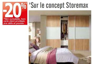 Promotions -20% sur le concept storemax - Storemax - Valide de 02/02/2016 à 29/02/2016 chez BricoPlanit