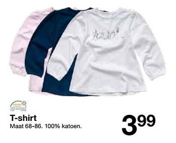 Promoties T-shirt - Huismerk - Zeeman  - Geldig van 30/01/2016 tot 02/07/2016 bij Zeeman