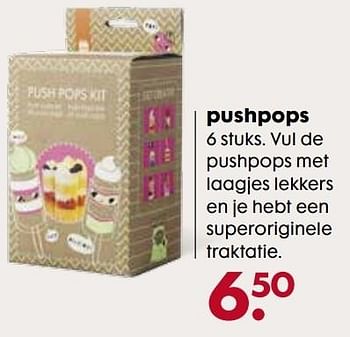 Promoties Pushpops - Huismerk - Hema - Geldig van 03/02/2016 tot 01/03/2016 bij Hema
