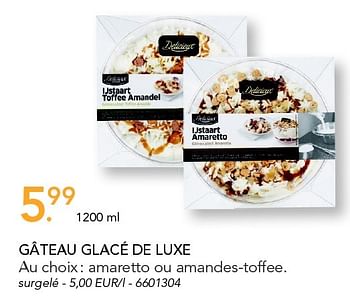 Promotion Lidl Gateau Glace De Luxe Deluxe Surgelee Valide Jusqua 4 Promobutler