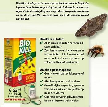 Promotions Bio kill unuverseel insecticide - BSI - Valide de 07/03/2016 à 31/10/2016 chez Multi Bazar