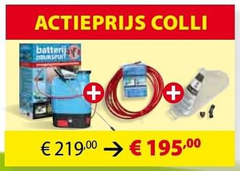 Promoties Batterijdrukspuit actieprijs colli - BSI - Geldig van 07/03/2016 tot 31/10/2016 bij Multi Bazar