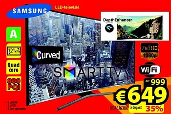 Promoties Samsung led-televisie ue48j6300 - Samsung - Geldig van 01/03/2016 tot 31/03/2016 bij ElectroStock