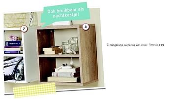 Promoties Hangkastje catherine wit - Huismerk - Dreamland - Geldig van 08/03/2016 tot 17/03/2017 bij Dreamland