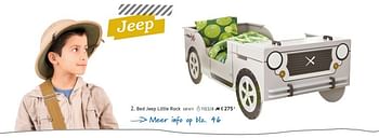 Promoties Bed jeep little rock - Huismerk - Dreamland - Geldig van 08/03/2016 tot 17/03/2017 bij Dreamland