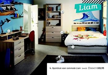 Promoties Opzetstuk voor commode liam - Huismerk - Dreamland - Geldig van 08/03/2016 tot 17/03/2017 bij Dreamland