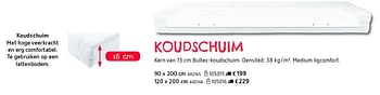 Promoties Koudschuim - Huismerk - Dreamland - Geldig van 08/03/2016 tot 17/03/2017 bij Dreamland