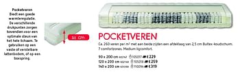 Promoties Pocketveren - Huismerk - Dreamland - Geldig van 08/03/2016 tot 17/03/2017 bij Dreamland