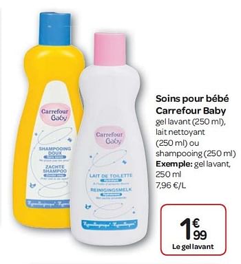 Carrefour Baby Soins Pour Bebe Carrefour Baby Promotie Bij Carrefour