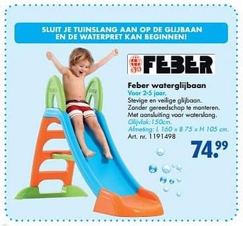 Promoties Feber waterglijbaan - Feber - Geldig van 05/03/2016 tot 31/08/2016 bij Bart Smit