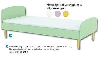 Promoties Bed flexa play - Huismerk - Dreamland - Geldig van 08/03/2016 tot 17/03/2017 bij Dreamland