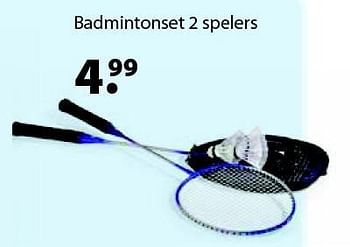 Promoties Badmintonset 2 spelers - Huismerk - Vatana - Geldig van 01/03/2016 tot 30/06/2016 bij Vatana