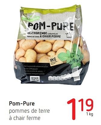 Promotions Pom-pure pommes de terre à chair ferme - Produit maison - Eurospar - Valide de 10/03/2016 à 23/03/2016 chez Eurospar (Colruytgroup)