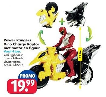 Weg huis Vacature Kerstmis Power Rangers Power rangers dino charge raptor met motor en figuur -  Promotie bij Bart Smit