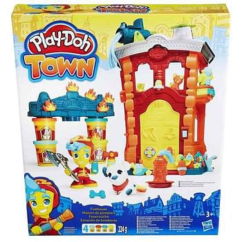 Promoties Play-Doh Town Kazerne - Play-Doh - Geldig van 01/04/2017 tot 16/04/2017 bij ToyChamp