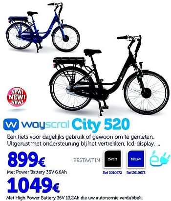 Promoties City 520 - Wayscrall - Geldig van 22/03/2016 tot 31/03/2017 bij Auto 5
