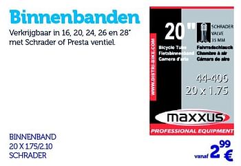 Promoties Binnenbanden - Maxxus - Geldig van 22/03/2016 tot 31/03/2017 bij Auto 5