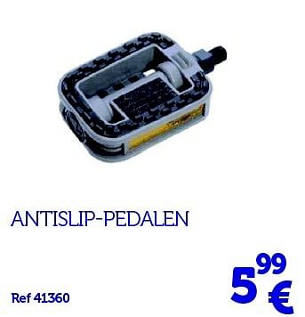 Promotions Antislip-pedalen - Produit maison - Auto 5  - Valide de 22/03/2016 à 31/03/2017 chez Auto 5