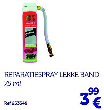 Promoties Reparatiespray lekke band - Huismerk - Auto 5  - Geldig van 22/03/2016 tot 31/03/2017 bij Auto 5