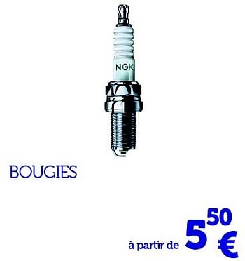Promotions Bougies - Produit maison - Auto 5  - Valide de 22/03/2016 à 31/03/2017 chez Auto 5