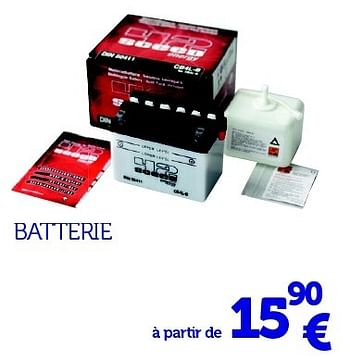 Promoties Batterie - Huismerk - Auto 5  - Geldig van 22/03/2016 tot 31/03/2017 bij Auto 5