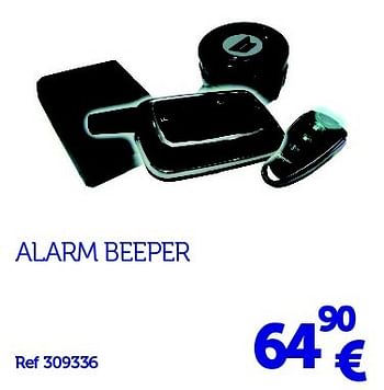 Promotions Alarm beeper - Produit maison - Auto 5  - Valide de 22/03/2016 à 31/03/2017 chez Auto 5